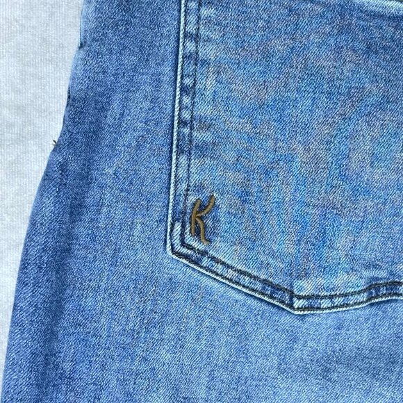 KUT from the Kloth Lucy High Rise Wide Leg Jeans Women’s 14 Blue Denim - Picture 4 of 12